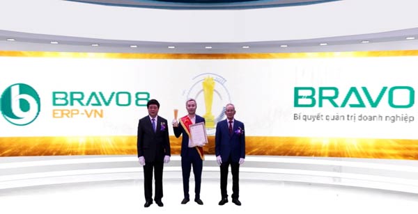 BRAVO 8 (ERP-VN) – 1 trong 3 sản phẩm thuộc lĩnh vực Quản lý doanh nghiệp được vinh danh tại Sao Khuê 2020